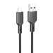 Кабель USB - Apple lightning Borofone BX70 (повр. уп) 100см 2,4A  (black) (223416)#1969318