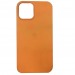 Чехол для iPhone 12 Pro Max кожаный Magsafe, коричневый#1960723