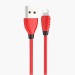 Кабель USB - Apple lightning Hoco X27 Excellent (повр. уп) 120см 2,4A (red) (214617)#1977071