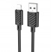 Кабель USB - Apple lightning Hoco X88 (повр.уп.) 100см 2,4A  (black) (223583)#1986537
