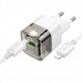 Адаптер Сетевой Hoco C131a USB/Type-C 30W + кабель Type-C-Lightning (transparent black) (222416)#1996221