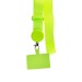 Шнурок текстильный на шею с карабином (плоский широкий) (light green) (225722)#2013418