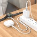 Кабель зарядки Hoco CW54 2-in-1 (Lightning+iWatch) 20W 120см 3A  (white) (225392)#1966618