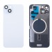 Задняя крышка для iPhone 15 Plus (A3094) в сборе со стеклом камеры Голубой (стекло, монолит, MagSafe, логотип) - Премиум#2069924