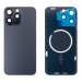 Задняя крышка для iPhone 15 Pro Max (A3106) в сборе со стеклом камеры Черный (стекло, монолит, MagSafe, логотип) - Премиум#2069893