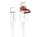 Кабель USB - Apple lightning Borofone BX102 Winner 27W 100см 3A  (white) (225483)#1999574