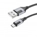 Кабель USB - micro USB Borofone BX101 Creator 100см 2,4A  (black) (225491)#1969299