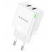 Адаптер Сетевой Borofone BN15 Strong 2USB 2,1A/10,5W (white) (225512)#1964607