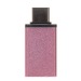 Адаптер - OTG Type-C/USB (pink) (227686)#1971345