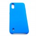 Чехол Samsung A01/M01 (2020) Silicone Case №03 в упаковке Синий#1988455