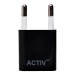 Адаптер Сетевой Activ Clean Line (повр. уп.) USB 1,5A/7,5W (black) (223624)#1965749