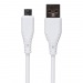 Кабель USB - micro USB SKYDOLPHIN S20V (повр. уп.) 100см 2,4A  (white) (228348)#1965591