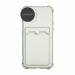Чехол с кармашком противоударный для Realme 9 5G/9 Pro прозрачный (009) черный#1965440