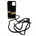 Чехол iPhone 12/12 Pro BIO + шнурок (черный)#2146775
