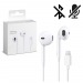 Проводные наушники для iPhone с Lightning с лого, микрофон не работает (белый) C100#2117254