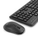 Комплект беспроводной клавиатура+мышь FUMIKO OFFICE SET черный#1968737