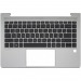 Топ-панель для HP EliteBook 640 G9 серебряная (для моделей со сканером отпечатка)#1975070