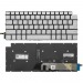 Клавиатура для Dell Vostro 5401 серебряная с подсветкой#2028005