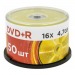 Диск MIREX DVD+R 16X 4,7GB Cake box 50 (50/300)#1984554