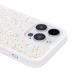 Чехол-накладка - PC071 POSH SHINE для "Apple iPhone 15 Pro" россыпь кристаллов (white) (226897)#2120243