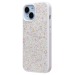 Чехол-накладка - PC071 POSH SHINE для "Apple iPhone 15" россыпь кристаллов (white) (226903)#1978050