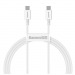 Кабель Type-C - Type-C Baseus CATYS-B02 100W (белый) #2069795