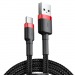 Кабель USB - Type-C Baseus CATKLF-B91 (1м) (черно-красный)#2069800