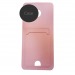 Чехол силиконовый Honor X6A матовый цветной с визитницей розовый#1974414