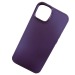 Чехол силиконовый iPhone 14 матовый с ободком фиолетовый#1982634