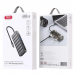 Адаптер-хаб XO HUB016 7в1 (USB3.0+2*USB2.0+HDMI+Type-С+RJ45+VGA), серый#2141934