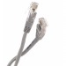 Патч-корд литой TELECOM UTP Кат. 5е, серый, 1 м#2108353