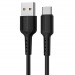 Кабель USB - Type-C Borofone BX16 Easy (повр. уп) 100см 3A  (black) (228524)#1976020