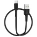 Кабель USB - Type-C Borofone BX16 Easy (повр. уп) 100см 3A  (black) (228524)#1984469