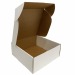 Коробка гофрокартон почтовая 250*250*100мм квад/белая складная 1/25шт#1979152