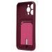 Чехол-накладка - SC304 с картхолдером для "Apple iPhone 15 Pro Max" (bordo) (228134)#2101318