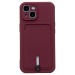Чехол-накладка - SC304 с картхолдером для "Apple iPhone 15" (bordo) (228126)#1989603