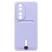 Чехол-накладка - SC304 с картхолдером для "Honor 90" (light violet) (228159)#1989609