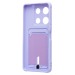 Чехол-накладка - SC304 с картхолдером для "Infinix Note 30 Pro" (light violet) (228183)#2101330