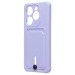 Чехол-накладка - SC304 с картхолдером для "Infinix Smart 8" (light violet) (225763)#2101329