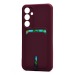 Чехол-накладка - SC304 с картхолдером для "Samsung Galaxy A35" (bordo) (228315)#2101327