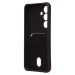 Чехол-накладка - SC304 с картхолдером для "Samsung Galaxy S24" (black) (228137)#2101344