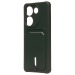 Чехол-накладка - SC304 с картхолдером для "TECNO Camon 20" (dark green) (228176)#2103633