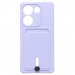 Чехол-накладка - SC304 с картхолдером для "TECNO Camon 20" (light violet) (228175)#2103631
