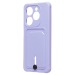Чехол-накладка - SC304 с картхолдером для "TECNO Spark 20/Spark 20C" (light violet) (227463)#2101408