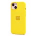 Чехол-накладка Silicone Case SafeMag с анимацией для "Apple iPhone 13" (lemon zest) (227990)#1999334