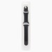 Ремешок - ApW Sport Band Apple Watch 42/44/45мм силикон на кнопке (S) черный#1982042