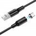 Кабель USB - Type-C Borofone BX41 Amiable магнитный (повр. уп) 100см 2,4A  (black) (229204)#1983626