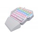 Игровая клавиатура USB Jet.A Panteon T7 SC c LED подсветкой, механическая, 35+4 клавиши, белая [07.0, шт#1983240