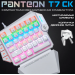 Игровая клавиатура USB Jet.A Panteon T7 SC c LED подсветкой, механическая, 35+4 клавиши, белая [07.0, шт#1983250