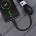 Кабель USB - Type-C Hoco U53 Flash (повр. уп.) 120см 5A  (black) (229224)#1983473